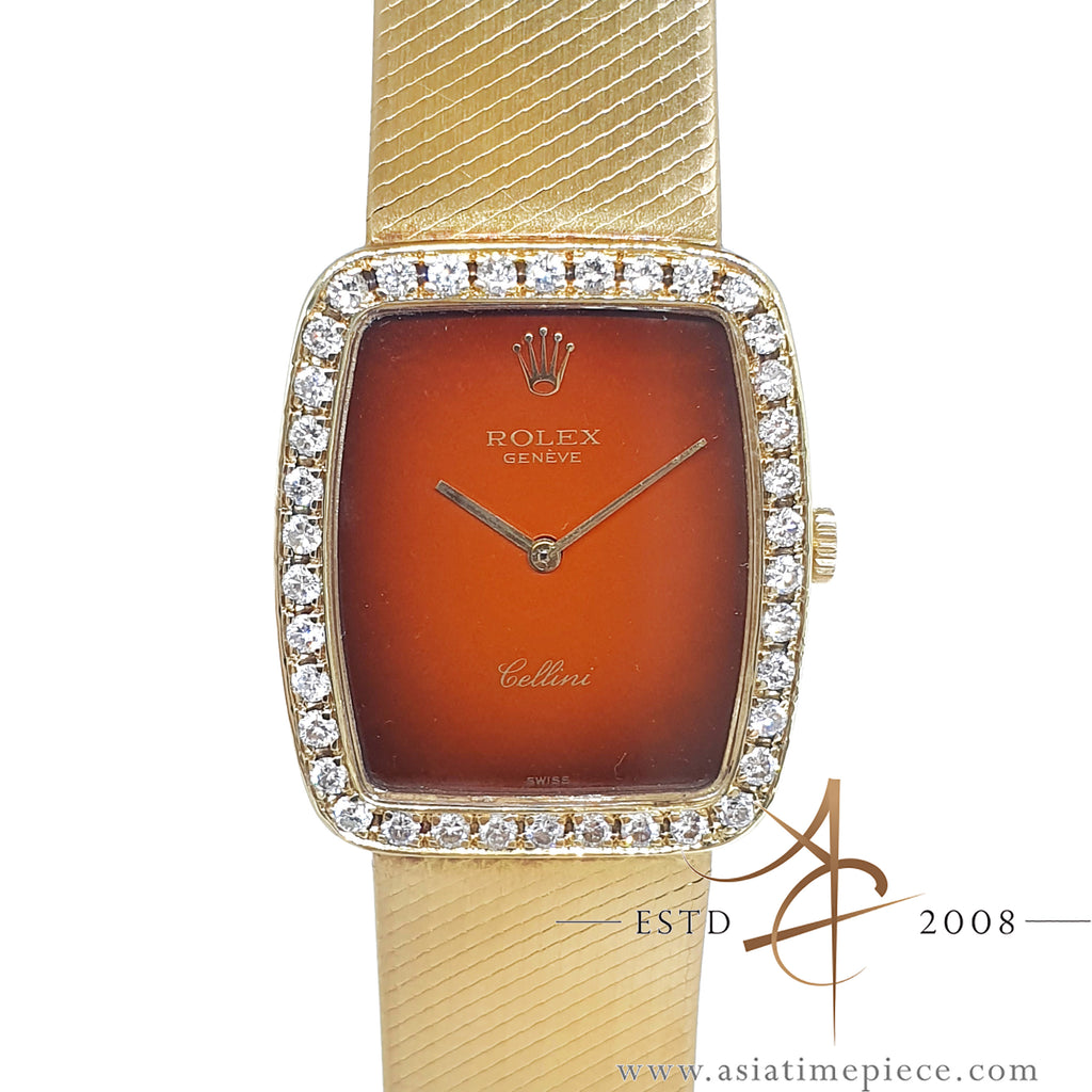 rolex cellini vintage gold