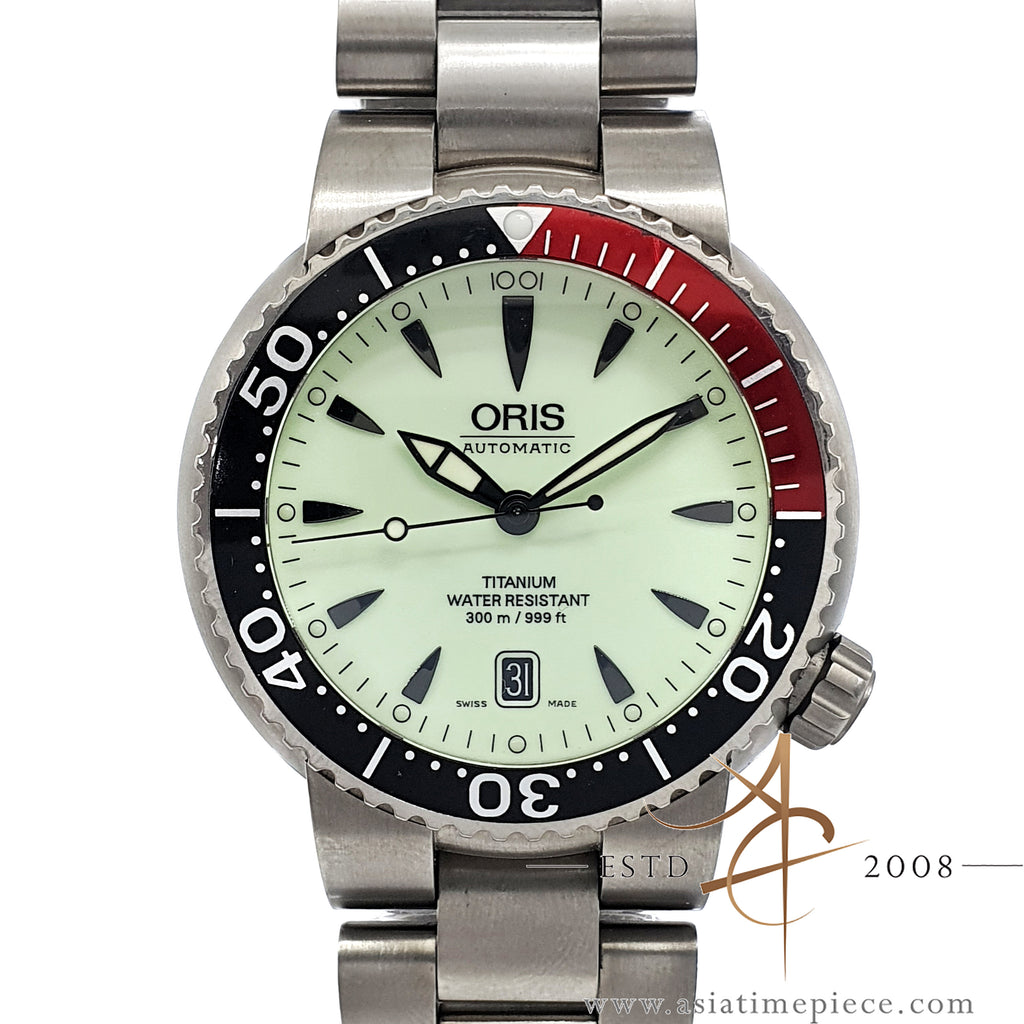 Oris TT1 Divers Coke Lume Dial Titanium 63375627059RS – Asia