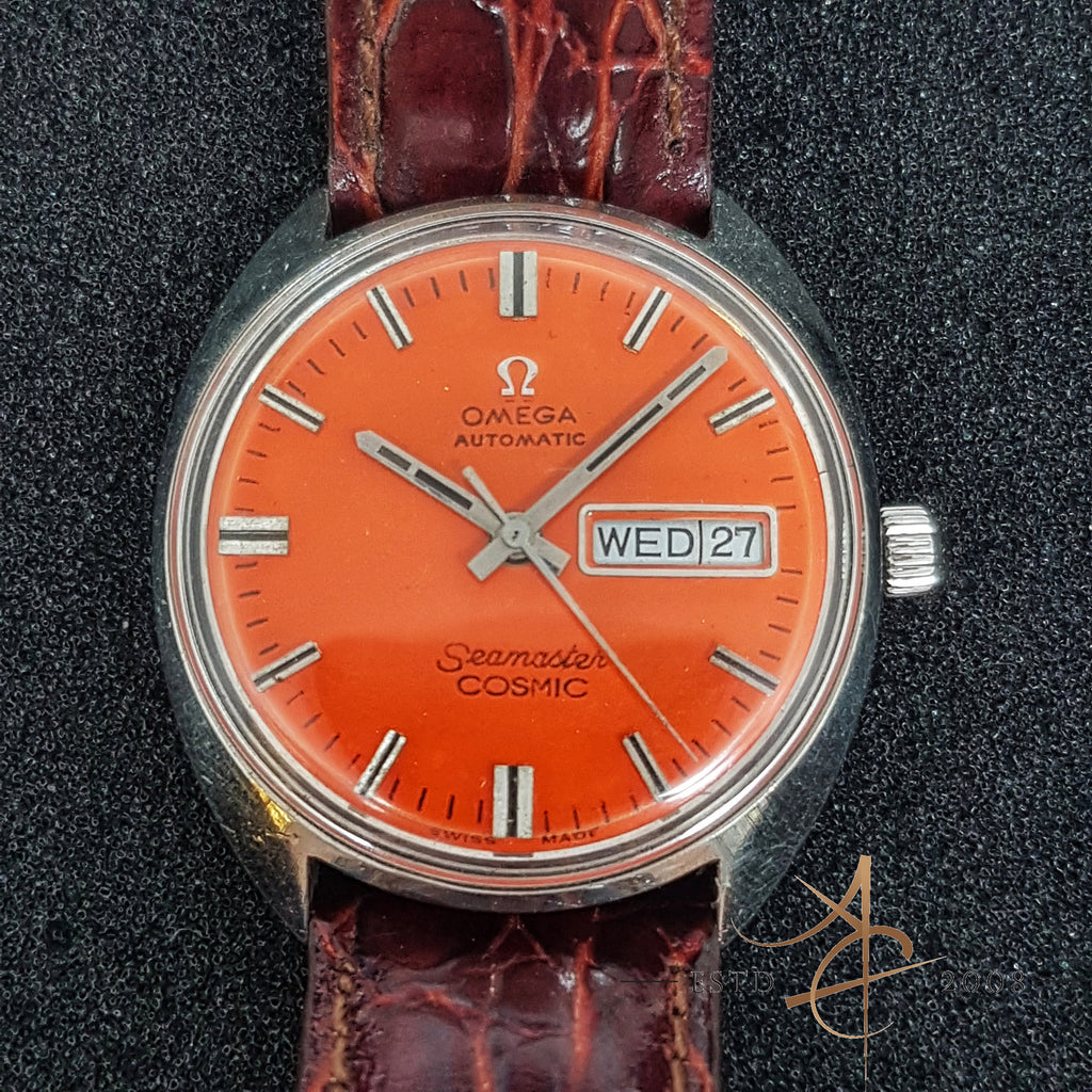 omega orange dial