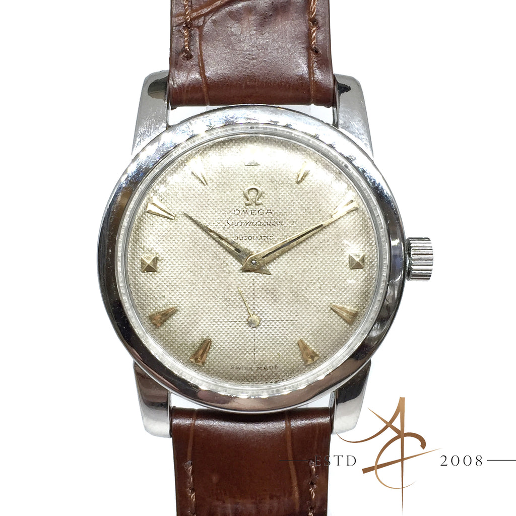 Rare] Omega Seamaster Automatic Honeycomb Sub Dial Vintage Watch
