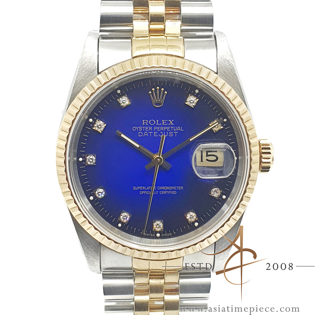 Rolex Datejust 16233 Diamond Blue 