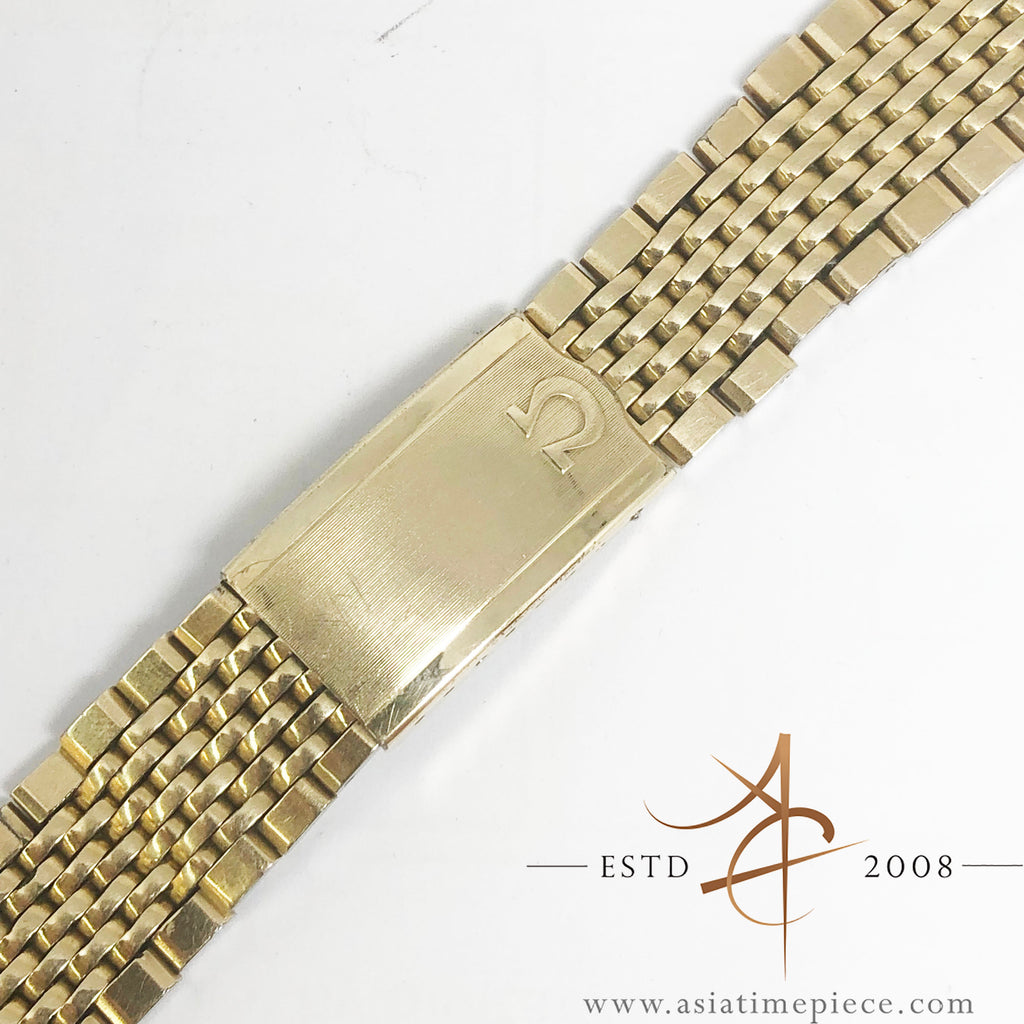 omega gold bracelet watch