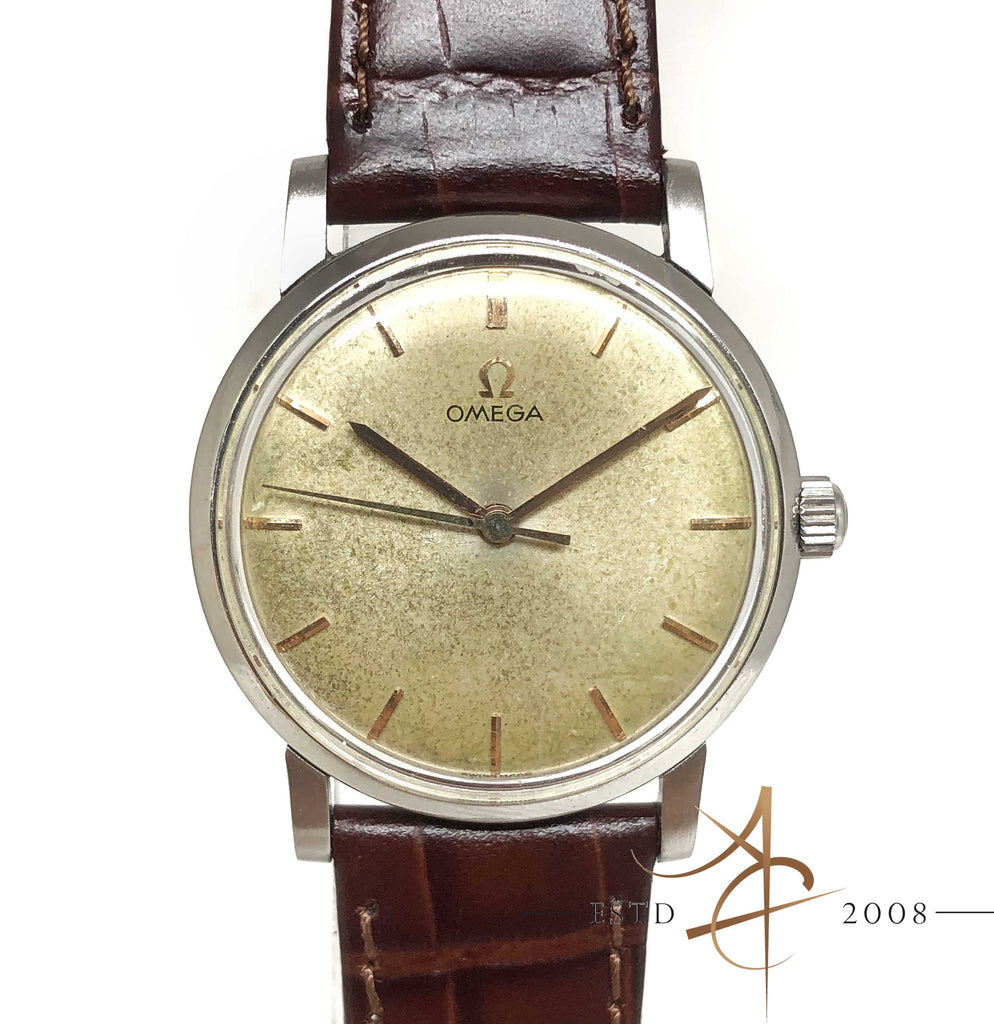 vintage omega manual wind watch