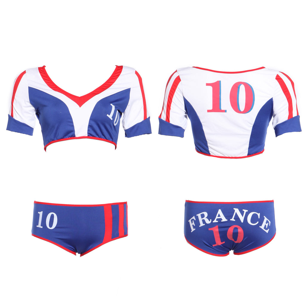Sexy Football Soccer Player Uniform