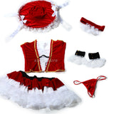 Sexy Red Pirate Costume Corset Fancy Dress