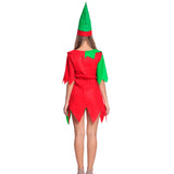 Womens Miss Santa Claus Xmas Elf Pixie Helper Fancy Dress