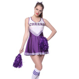 Ladies Cheerleader School Girl Fancy Dress