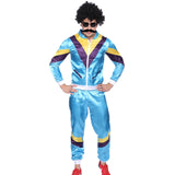 Mens Retro Tracksuit Costume in 1980s