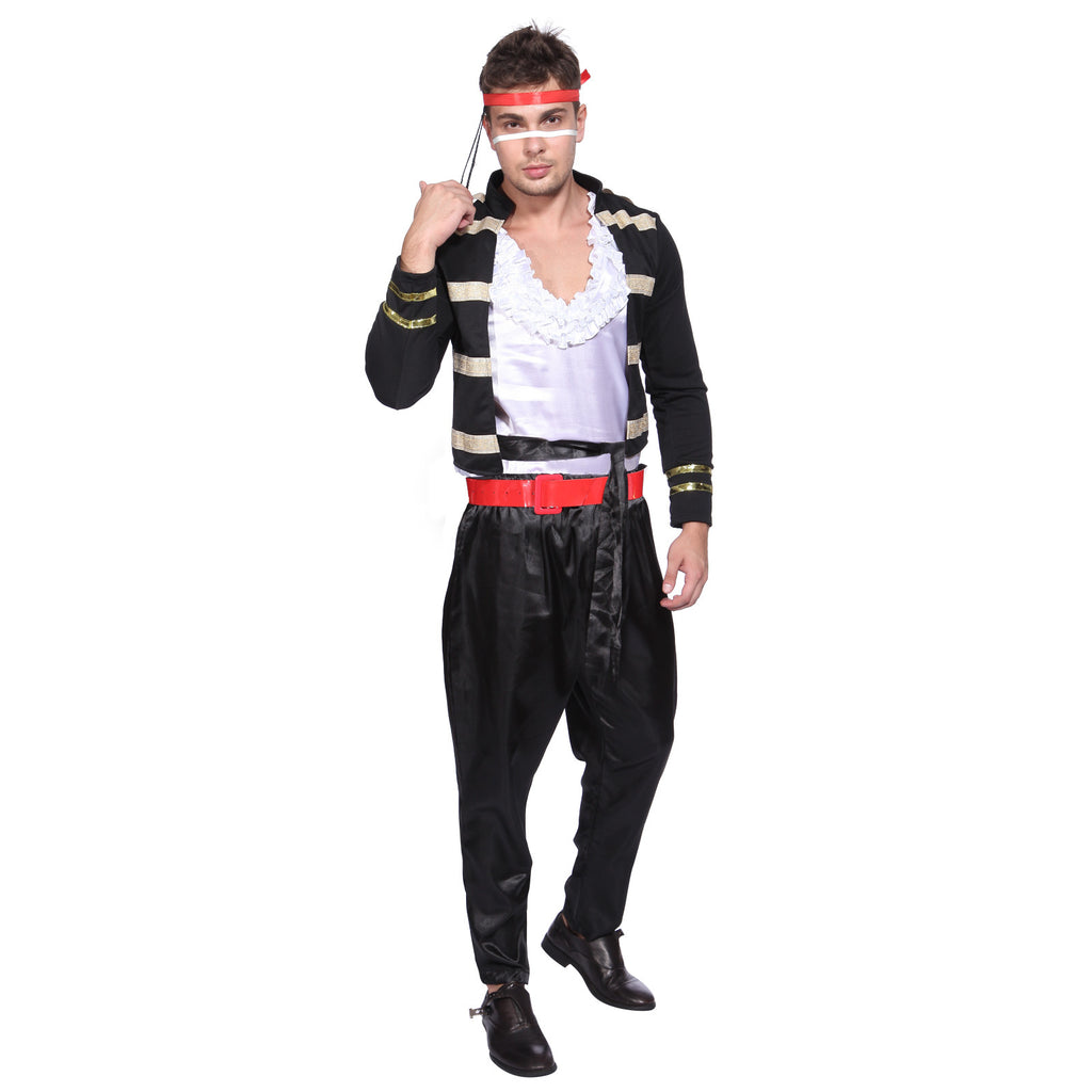 Mens 1980s Adam Ant Costume