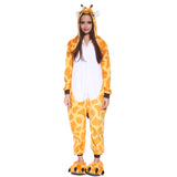 Unisex Adult Onesies Kigurumi Animal Pajamas Giraffe Jumpsuit