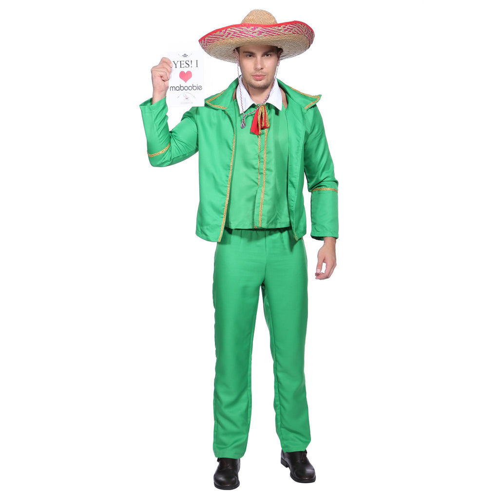 Mens Doritos Style Mexican Tortilla Guy Jacket Costume