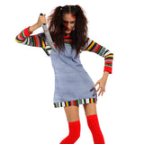 Horror Scary Ladies Seed of Chucky Doll Dress