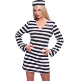 Jail Prisoner Costume For Woman-EU