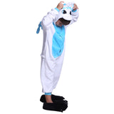 Unisex Kids Onesies Kigurumi Animal Pajamas Unicorn Jumpsuit Blue