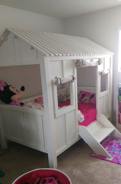 kids house bunk bed