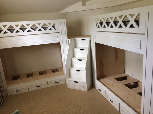 l shaped quadruple bunk bed