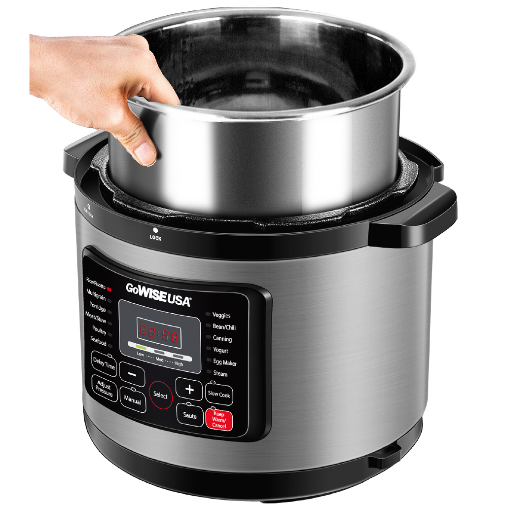 Stainless Steel 12in1 Pressure Cooker with Stainless Steel Inner Pot