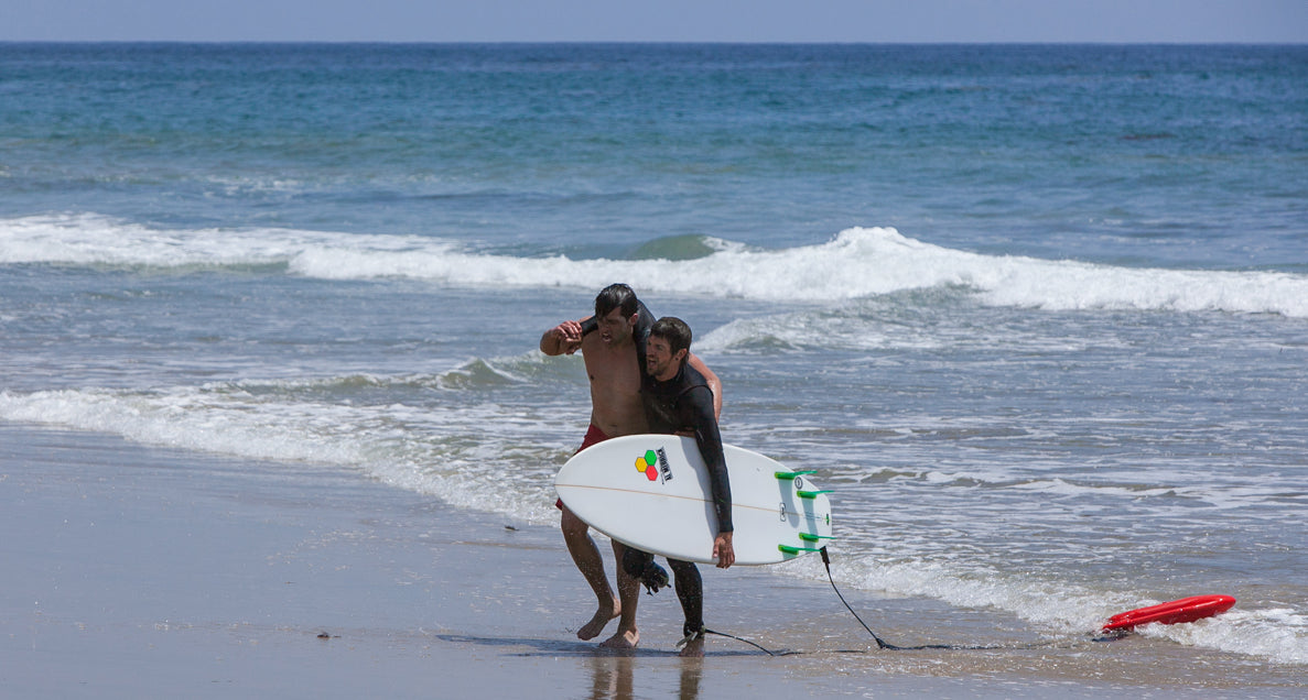 LIFEGUARD SAVES SURFER FROM SHARK ATTACK