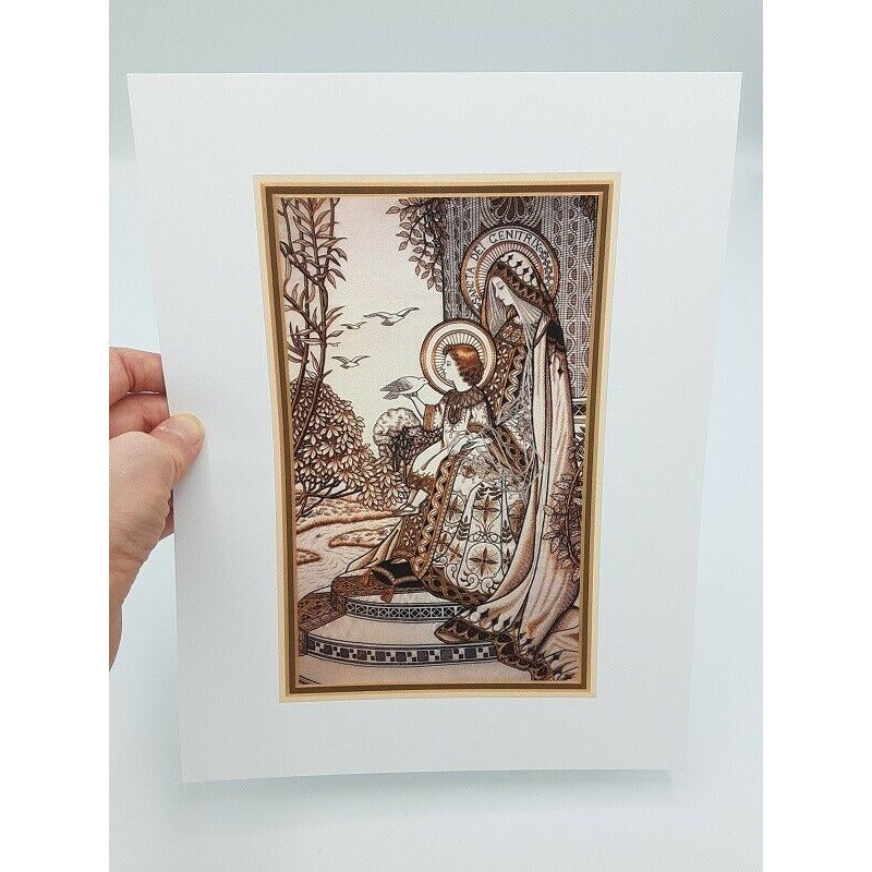 Madonna and Child – Loreto Embroideries–Vintage Catholic Art