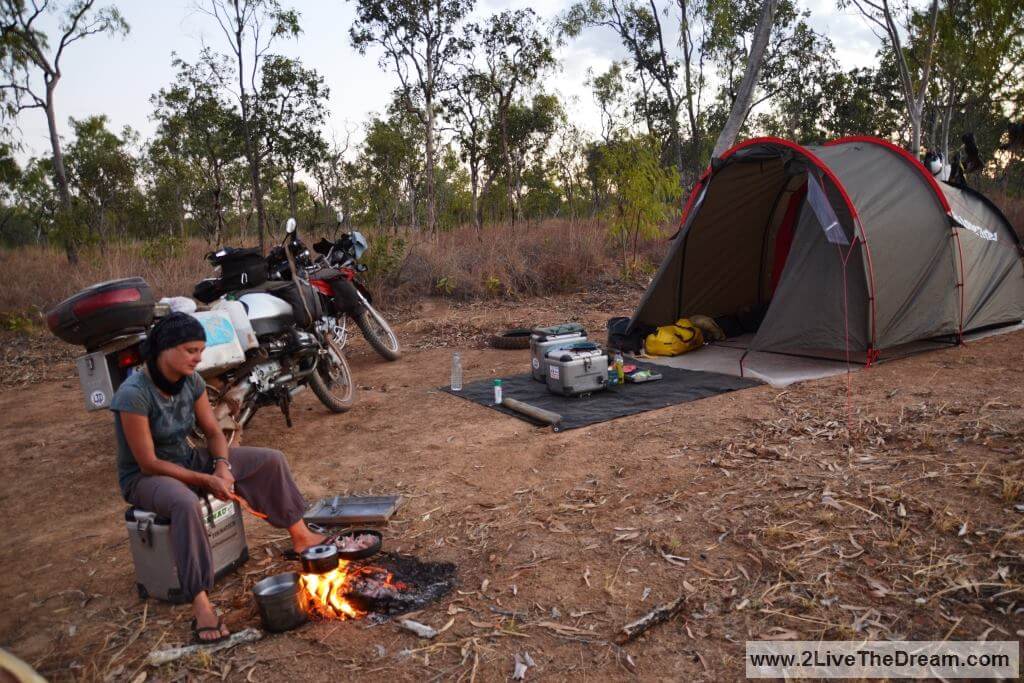 TOP 20 RIDING & CAMPING GEAR TIPS FOR ADV MOTORCYCLISTS - photo by Lone Rider MotoTent v2 customer