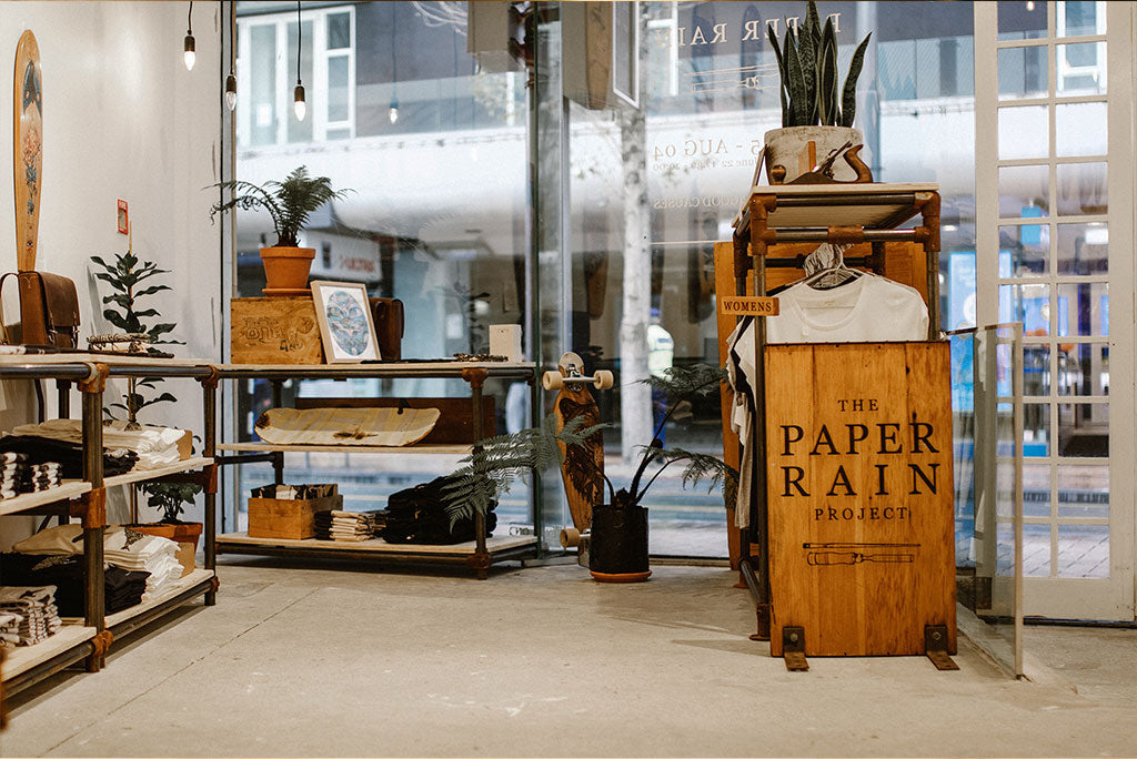 The Paper Rain Project Wellington Pop Up Store