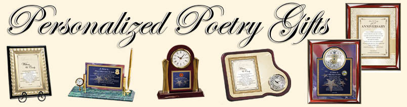 Poetry Gift Clocks and Frames