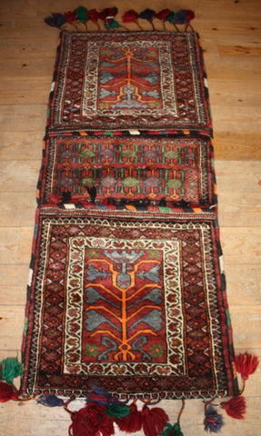Persian Nomadic Bags 156x65 - Persian Tribal Rugs