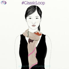 How to Tie a Classic Loop Style a Luxury Silk Scarf Elle Smith
