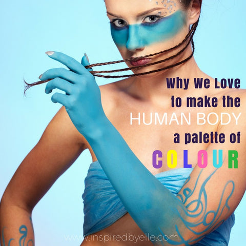 Elle Blog Why We Love to make the human Body a Palette of Colour by Elle Smith Inspired By Elle