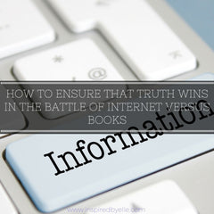 How to ensure truth wins in battle of Internet versus Books by Elle Smith