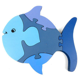 wooden fish puzzle