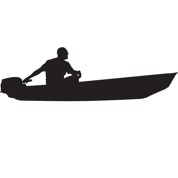 Jon Boat Car Decal / Boat Stickers for Truck or Cooler 