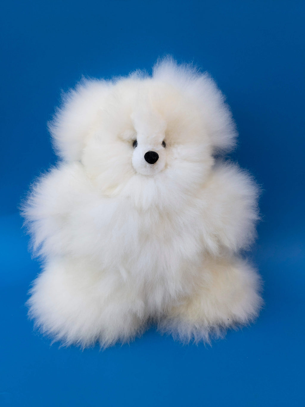 small white bear stuffed animal