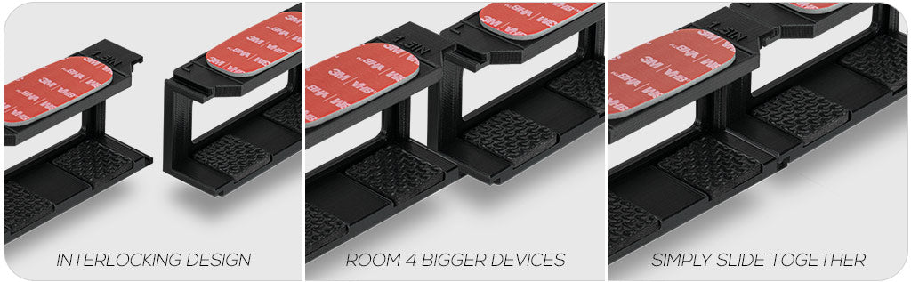 Join multiple Brainwavz mounts together to accommodate larger devices