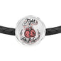 Fight Like A girl Breast Cancer Awareness Leather Bracelet