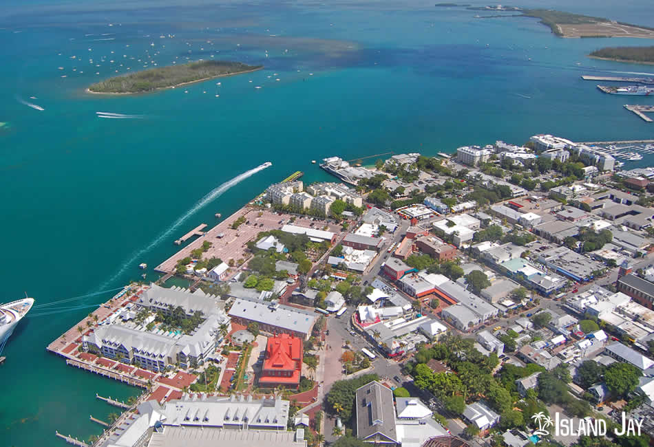 Arial Shot of Key West
