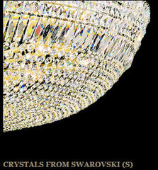 Schonbek 5894 Petit Crystal Deluxe 18 Inch Flush Mount