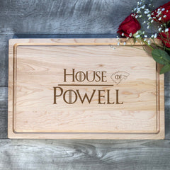 Game Of Thrones Gift. Cutting Board. House Of. Personalized. Wood. GOT gift. Personalized Game of Thrones Gift. Housewarming. #46