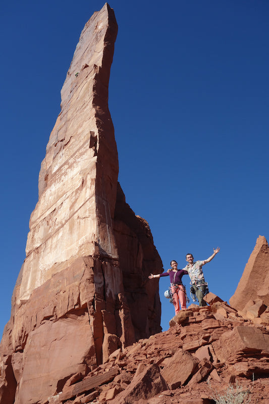 climbing desert towers 