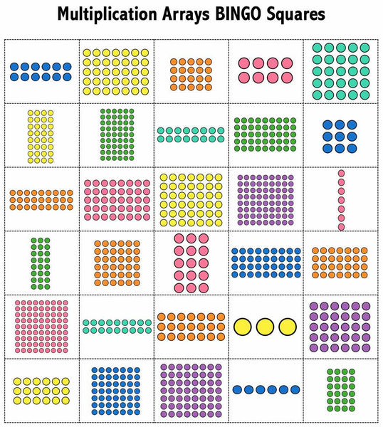 Math Bingo Games For 3rd Grade