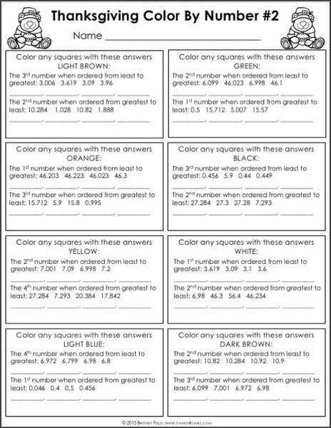 thanksgiving-math-color-by-number-5th-grade-games-4-gains