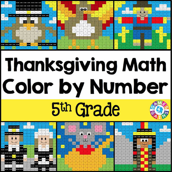 thanksgiving-math-color-by-number-5th-grade-games-4-gains