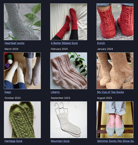 My Favourite Sock Patterns