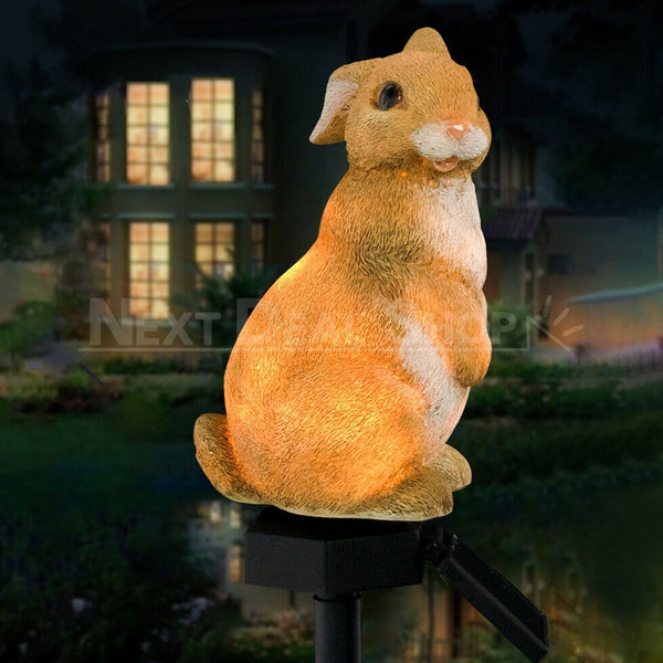 solar powered rabbit light