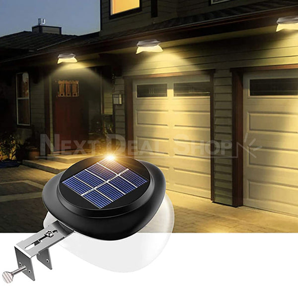 solar powered gutter ufo light