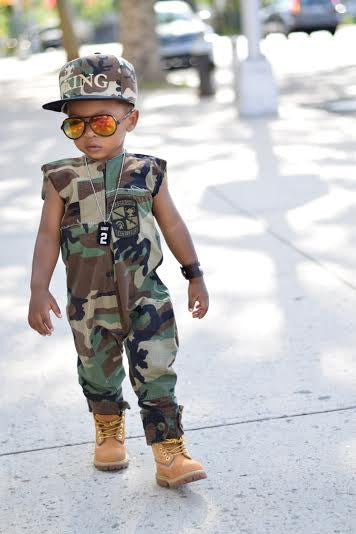 kids camo jumpsuit