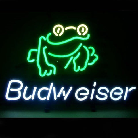 Professional Budweiser Frog Beer Bar Pub Sign