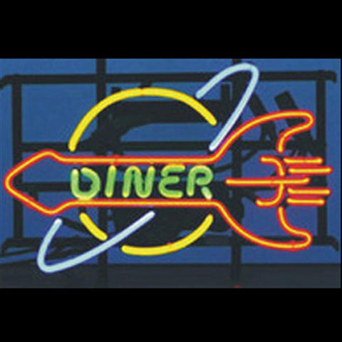 Professional Dinner Restaurant Neon Open Sign