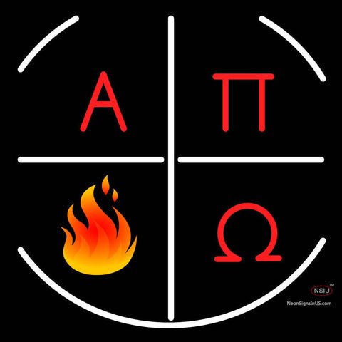 Alpha Pi Omega Logo Neon Sign x