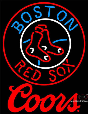 Coors Boston Red Sox MLB Neon Sign